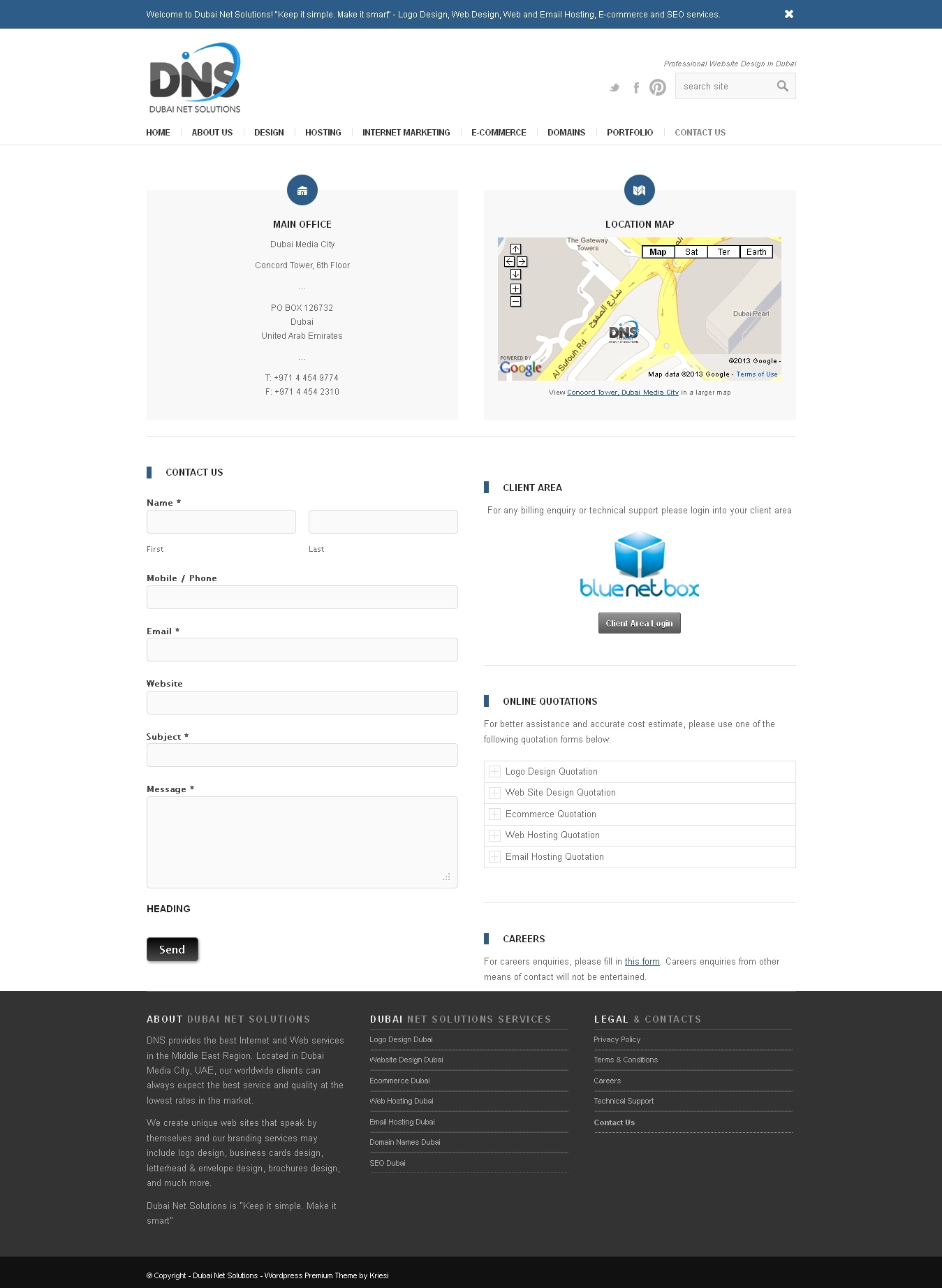 Multipurpose website/catalog