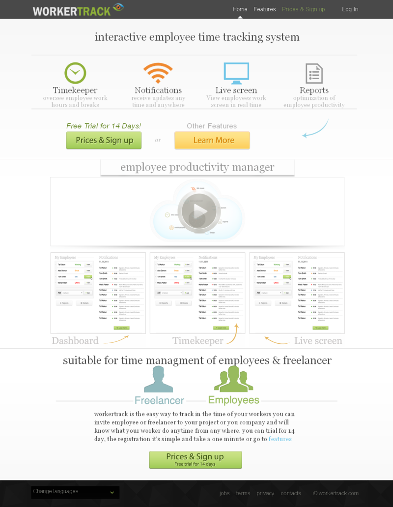 Time tracking software